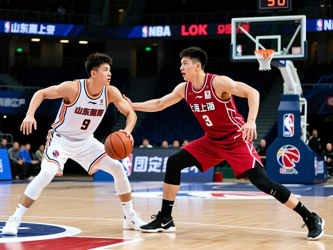 山东男篮面对上海队硬仗，艰难获胜  第2张